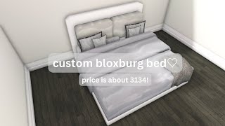 custom bed bloxburg build ♥ [upl. by Fira]