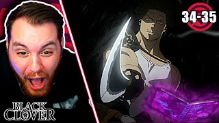 YAMI IS HERE  BLACK CLOVER Episode 34 and 35 REACTION  REVIEW [upl. by Ehc]