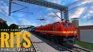 Railworks Indian Train Sim Released in playstore Link in Description rits indiantraingames [upl. by Barvick]