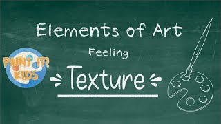 Beginner Art Education  All About Texture  Elements of Art and Design  Lesson 5  Art For Kids [upl. by El]