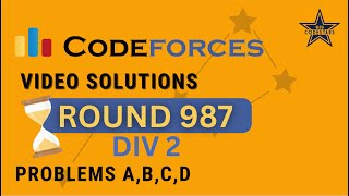 Codeforces Round 987 Div 2 Post Contest Discussion A  D By Jenil Shah [upl. by Coppock]