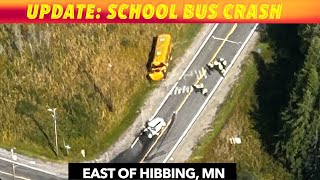 DETAILED UPDATE School Bus Crash East Of Hibbing Minnesota [upl. by Assenna655]