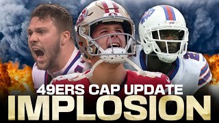 NFL update How 49ers can salarycap LOAD their team unlike the CUTTING Buffalo Bills [upl. by Eppes]