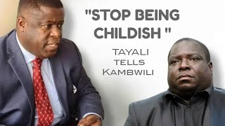 Transport Minister Frank TAYALI tells off KAMBWILI [upl. by Aihpledalihp]