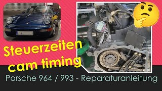 Porsche 911 964 Steuerzeiten der Nockenwellen einstellen [upl. by Gustavo]