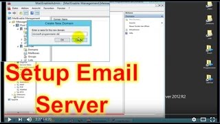 Server Setup MailEnable Mailserver MailboxMailaccount MX Record and Outlook [upl. by Nnateragram253]