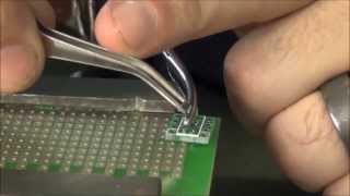 Soldering with a Hot Air Rework Station 858D [upl. by Inva714]