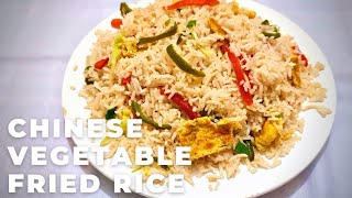 Chinese Vegetable Fried Rice  Restaurant Style Vegetable Fried Rice Recipe [upl. by Rebane842]