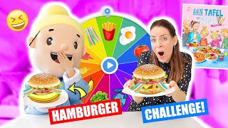 DE MYSTERY WHEEL HAMBURGER CHALLENGE ♥DeZoeteZusjes♥ [upl. by Dierdre455]