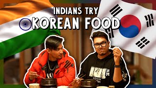 Indians Try Korean Food  Ok Tested [upl. by Ardrey]