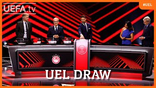 202425 UEL League Phase Draw [upl. by Cory939]