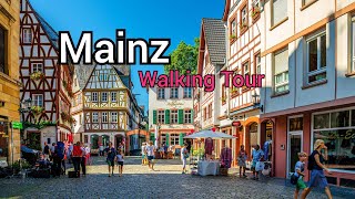 Mainz walking tour  Germany  Summer 2022 [upl. by Marcelle765]