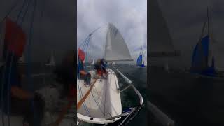 R8  leeward mark rounding 2024 J80 North American Championship j80nac [upl. by Keily]