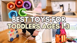 The ONLY Toddler Toys You Need For Ages 13  Montessori  Waldorf Play [upl. by Aneehsal]