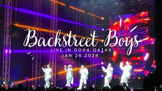 Backstreet Boys in Doha Qatar 2024 [upl. by Alemat588]