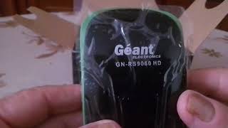 UNBOXING ET PRESENTATION DU DEMO GNRS9060 HD DE GEANT [upl. by Akinal]