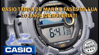 Relógio Masculino Digital CASIO Standard WS1300H8AVDF Tábua de Maré [upl. by Eusoj]