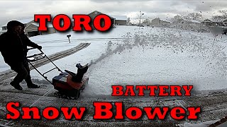 Toro 60V MAX 21quot SelfPropelled Power Clear Snow Blower [upl. by Favianus]