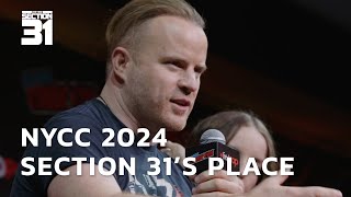 Star Trek Section 31s Rob Kazinsky at New York Comic Con 2024  StarTrekcom [upl. by Felipe]