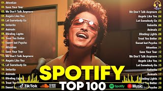 Billboard Pop Songs 2024 Playlist💎Benson Boone Bruno Mars Ed Sheeran Katy Perry Miley Cyrus [upl. by Nivan]