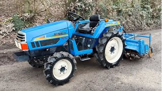 ISEKI TU1974WD Compact Tractor amp 14 Meter Rotavator [upl. by Ehtylb371]