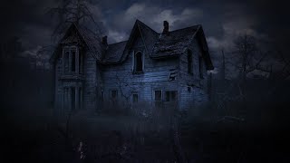 Creepy house creaking in the night wind with wood creaking and wind blowing sounds [upl. by Akinak]