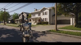 Residential Houses  Unreal Engine 5  Gameplay Test [upl. by Dustman]