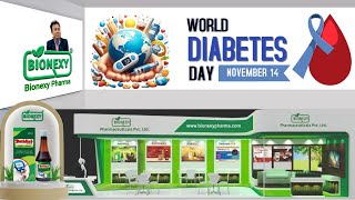 World Diabetes Day 14th November 2024  Bionexy  Bionexy Pharma [upl. by Herv]