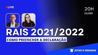 RAIS 20212022 I COMO PREENCHER A DECLARAÇÃO [upl. by Floss627]