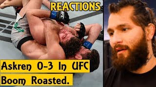 MMA Reacts  Roasts Ben Askren After Submission Loss to Demian Maia at UFC Singapore [upl. by Agata]