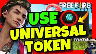 How to Use UNIVERSAL TOKEN In Free Fire ✅ 2024 GUIDE  Use Universal Token CORRECTLY [upl. by Aicatsal598]