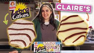 I Tried Making Homemade Zebra Cakes  Claire Recreates [upl. by Janella71]