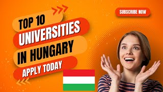 Top 10 UNIVERSITIES IN HUNGARY New Ranking  Hungarian University scholarships 2024 [upl. by Eladnwahs]