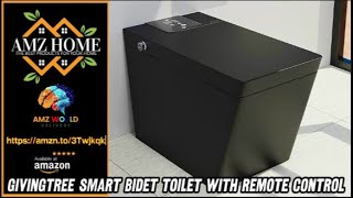 Describing GIVINGTREE Smart Bidet Toilet for Bathroom with Remote Control Amazon [upl. by Neelya254]