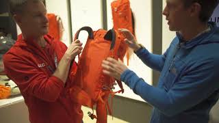 ISPO 2018  Mountain Equipment  Tupilak packs [upl. by Lebezej795]