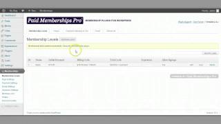 Paid Memberships Pro Tutorial [upl. by Line235]