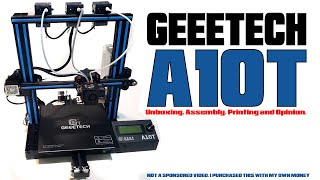 Geeetech A10T  3 Color Mixing 3D Printer  3 in 1 out [upl. by Roldan]