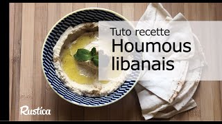 La recette du houmous libanais de pois chiches [upl. by Wolford]