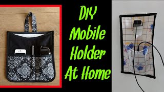 Mobile Charger Holder  Mobile Stand  How to Make Cell Phone Charger Holder  Meera Devi Tailoring [upl. by Pinsky]