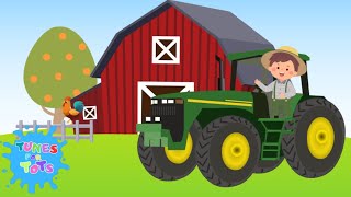 Kids Song  Tractor Time  Nursery Rhymes [upl. by Notlaw]