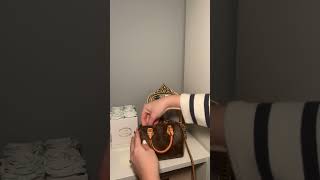 What Fits in the Louis Vuitton Nano Speedy [upl. by Erot]