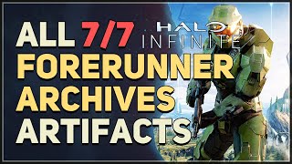 All 7 Forerunner Archives Artifacts Halo Infinite [upl. by Alyse]