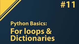 Python Tutorial Extracting values from dictionaries with for loops [upl. by Seely]