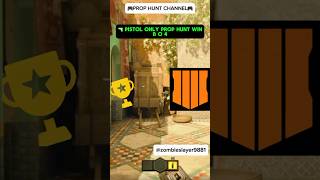 🔫 MOROCCO Prop Hunt WIN using ONLY a Pistol BO4 shorts [upl. by Scornik888]