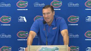 Florida Football Dan Mullen Press Conference 81219 [upl. by Otrebtuc]