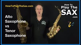 Alto Saxophone vs Tenor Saxophone [upl. by Werdnael13]