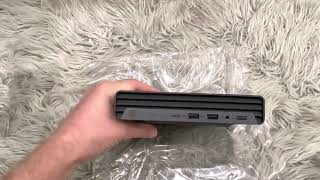 HP EliteDesk 800 G6 Mini Desktop Computer Unboxing [upl. by Lyrac]