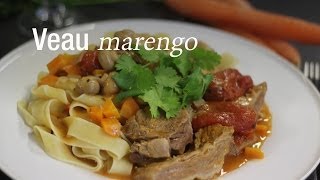 Veau marengo  Recette Italienne  CuisineAZ [upl. by Ynettirb]