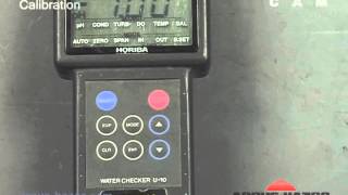 Horiba U10 Calibration Procedures Video [upl. by Tirzah4]