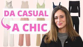 COME CREARE DEGLI OUTFIT CASUAL CHIC [upl. by Relyat]